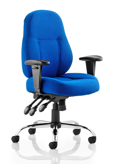 Storm Fabric Operator Office Chair - Black or Blue Option