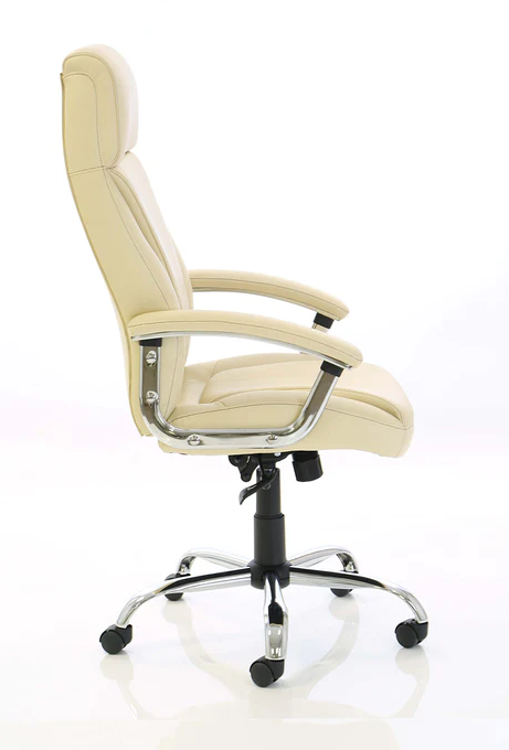 Penza Bonded Leather Office Chair - Black, Brown, Cream or Grey Colour Option