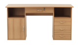 Dallas Home Office Desk - Beech or Oak Option