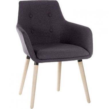 Modern Fabric Meeting Reception Room Chair - Plum, Graphite, Jade or Yellow Option -  Sold in Packs of Two - RECEPTION UK