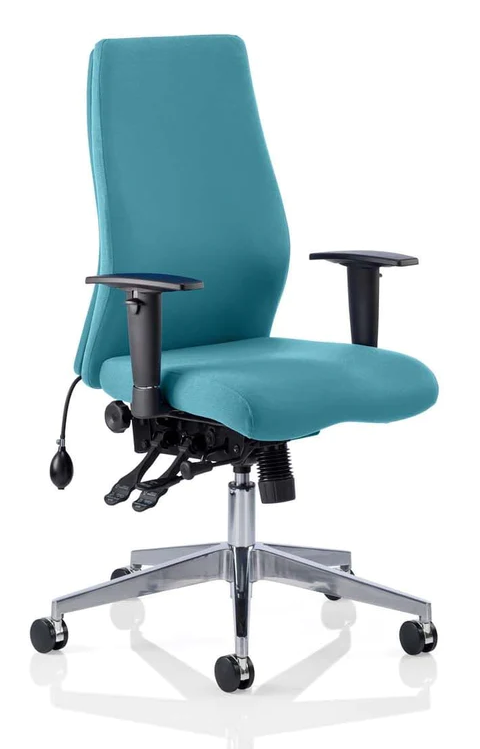 Onyx Fabric Ergonomic Posture Office Chair - Recommended by Leading UK Chiropractor Doctor