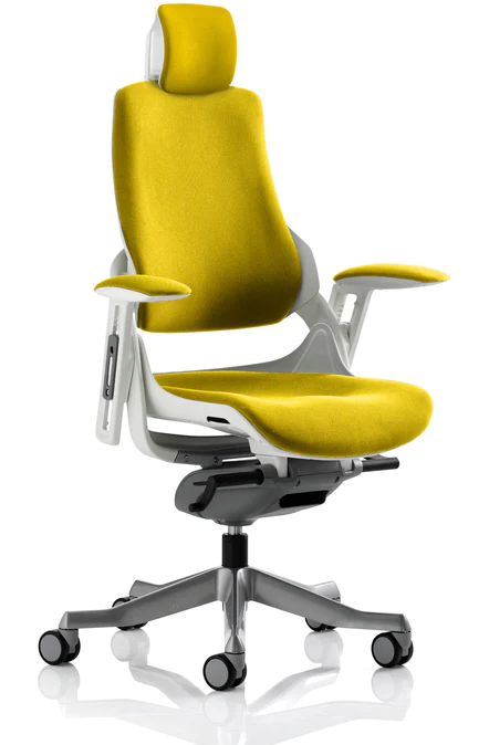 Zure Orthopaedic Fabric Office Chair - Optional Colour and Headrest
