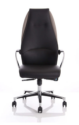 Mien High Back Bonded Black Leather Office Chair