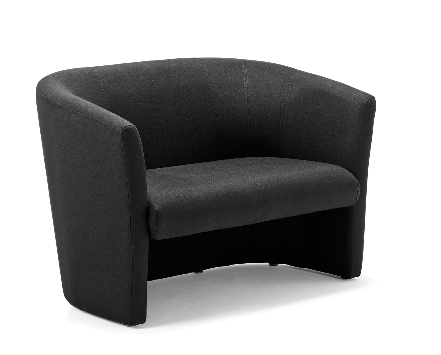 Neo Twin Black Tub Sofa - Available in Fabric or Leather