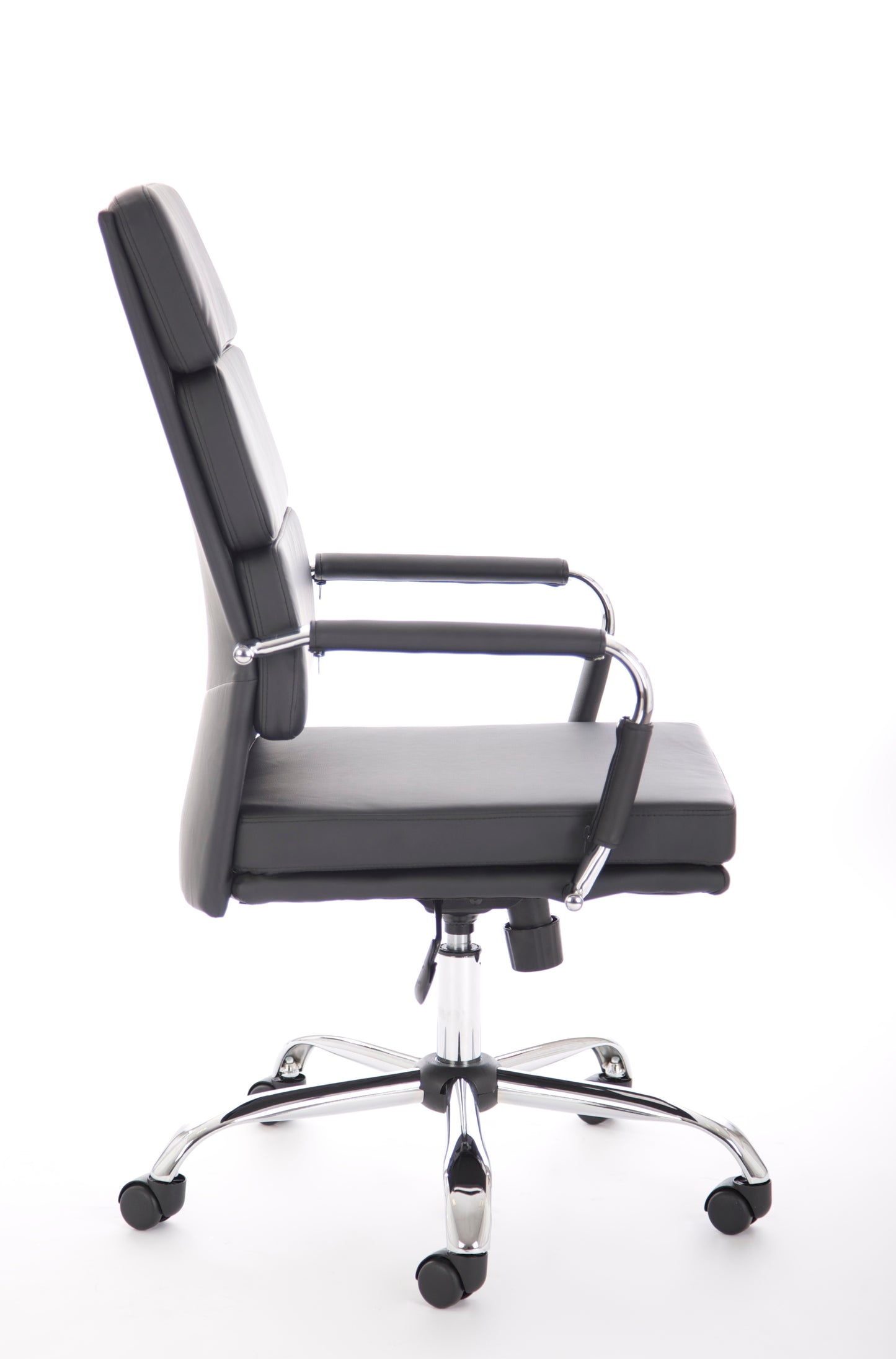Advocate High Back Bonded Leather Executive Office Chair with Fixed Arms