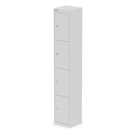 Qube by Bisley Metal Locker - 305mm Wide - 1802mm Tall - 2, 4 or 6 Door