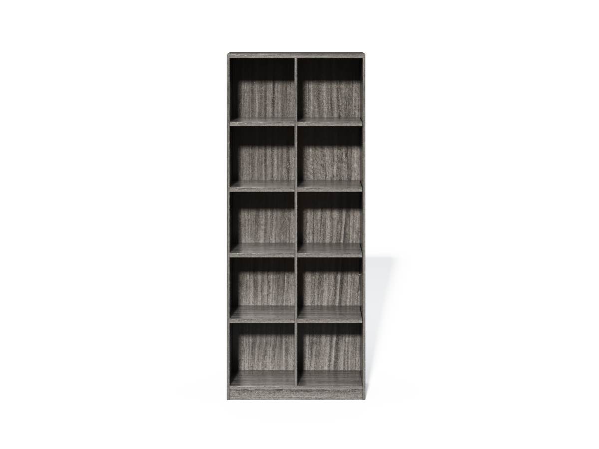 Modern Grey Oak Open Shelving Display Unit - CF-0804O