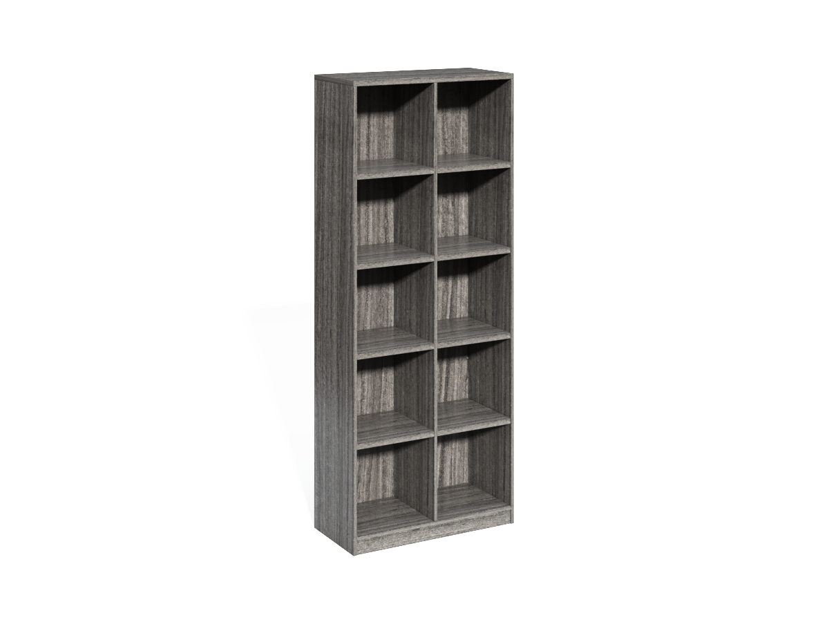 Modern Grey Oak Open Shelving Display Unit - CF-0804O