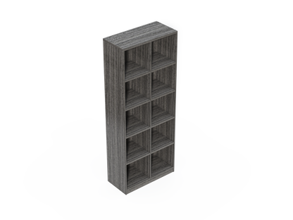 Modern Grey Oak Open Shelving Display Unit - CF-0804O