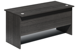Budget Modern Grey Oak Straight Office Desk - 1200mm - CF1275