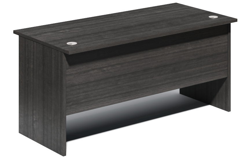 Budget Modern Grey Oak Straight Office Desk - 1400mm - CF1475