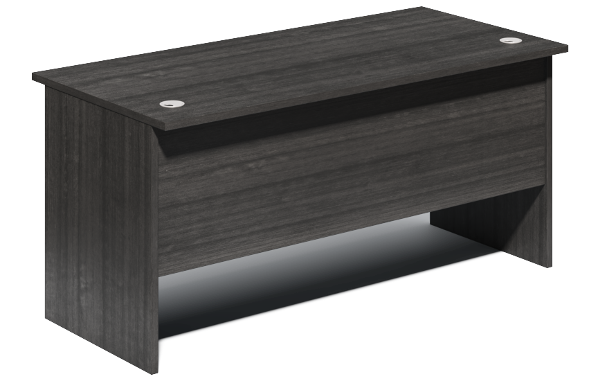 Modern Grey Oak Straight Office Desk - 1600mm - CF-1675
