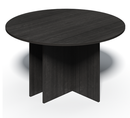 Modern Grey Oak Round Meeting Room Table - 1400mm - CF-140P