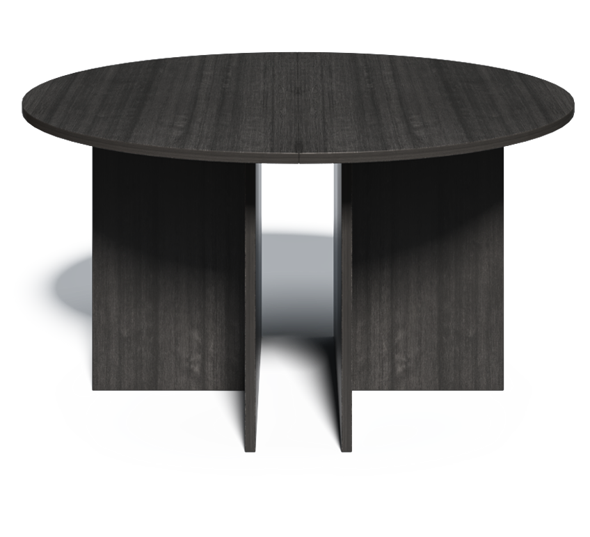Modern Grey Oak Round Meeting Room Table - 1400mm - CF-140P