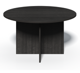 Budget Modern Grey Oak Round Meeting Room Table - 1400mm - CF-140P