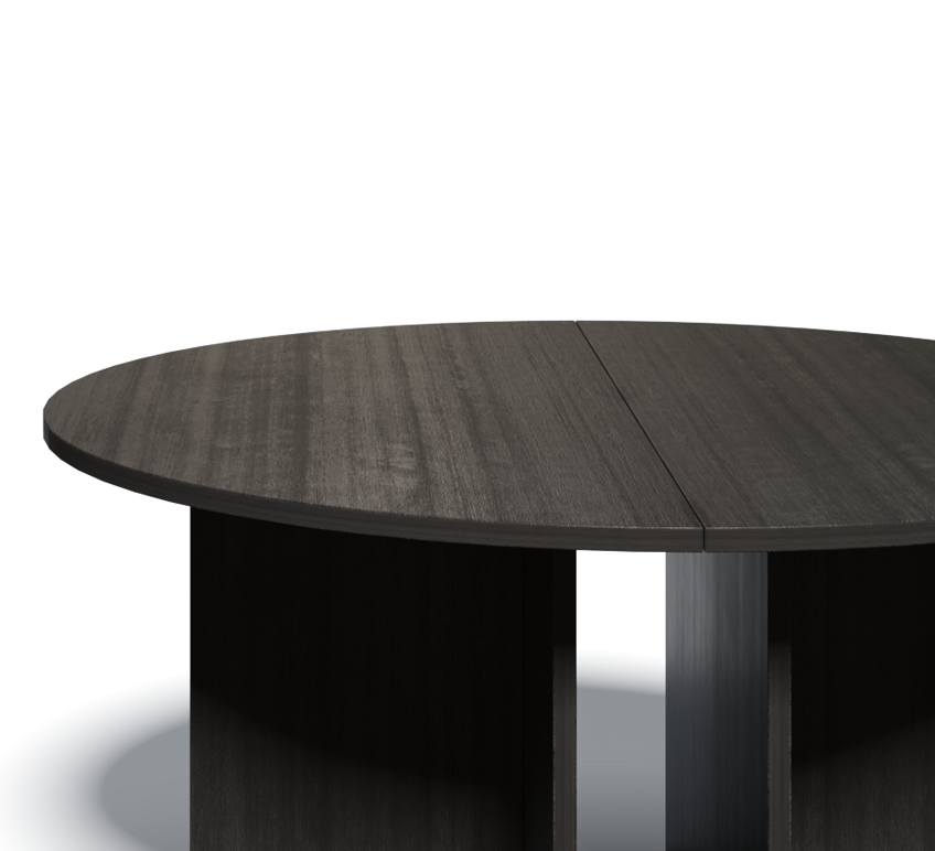 Modern Grey Oak Round Meeting Room Table - 1400mm - CF-140P