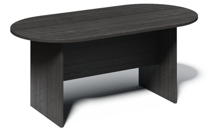 Modern Grey Oak Radial End Meeting Room Table - 1500mm - CF-150N