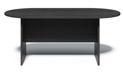 Modern Grey Oak Radial End Meeting Room Table - 1800mm - CF-180N