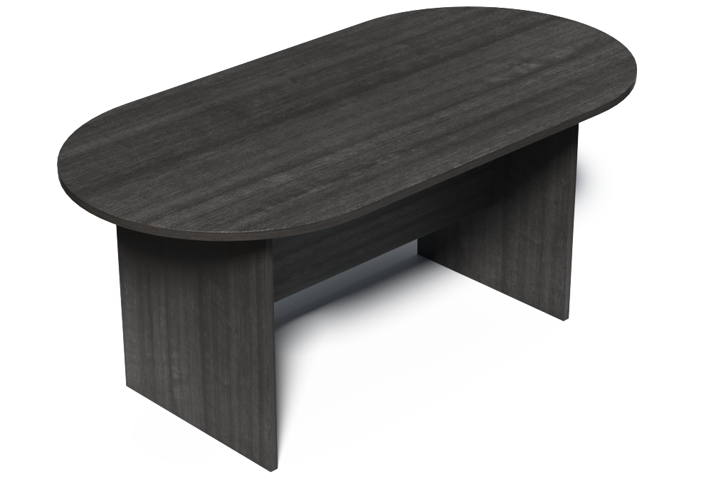 Budget Modern Grey Oak Radial End Meeting Room Table - 1500mm - CF-150N