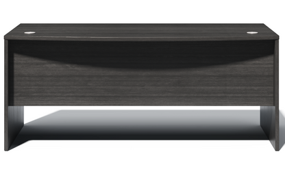 Modern Grey Oak Straight Bow Front Office Desk - 1800mm - CF-1890