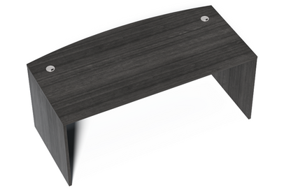 Modern Grey Oak Straight Bow Front Office Desk - 1800mm - CF-1890