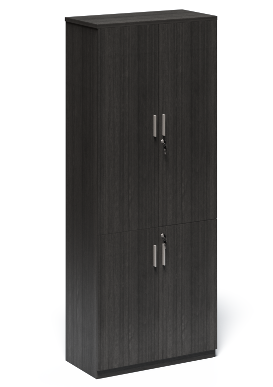 Modern Grey Oak Tall Four Door Storage Cupboard - CF-2000T