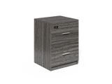 Modern Grey Oak Executive Two Drawer A4 Suspension Filing Cabinet - CF-480T