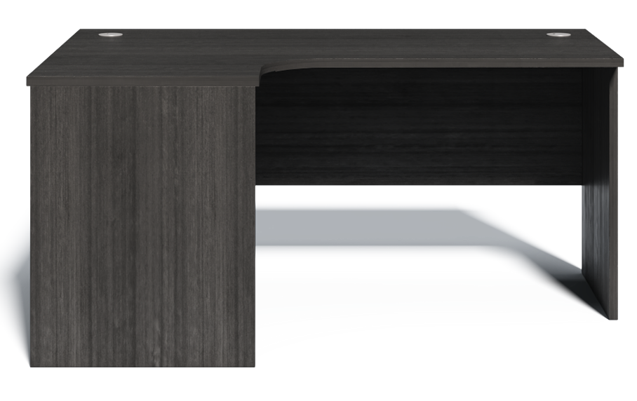 Budget Modern Grey Oak Left Hand Corner Office Desk - 1600mm - CF-1612A-L