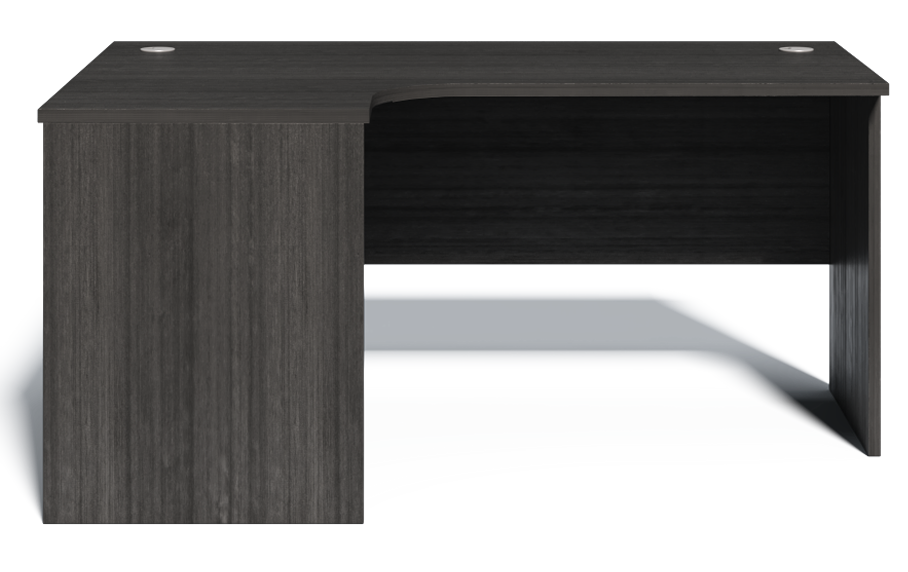 Modern Grey Oak Left Hand Corner Office Desk - 1600mm - CF-1612A
