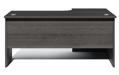 Modern Grey Oak Left Hand Corner Office Desk - 1600mm - CF-1612A