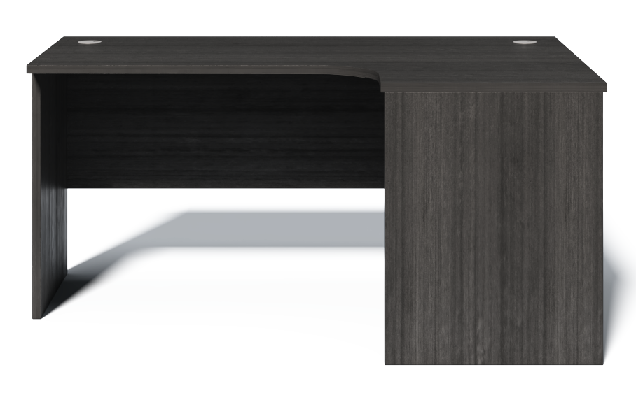 Budget Modern Grey Oak Right Hand Corner Office Desk - 1400mm - CF-1412A-R