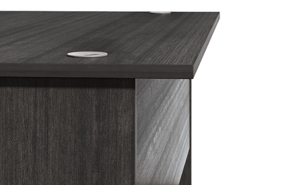 Modern Grey Oak Straight Office Desk - 1600mm - CF-1675