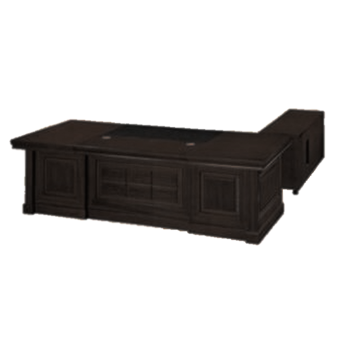 Traditional Executive Desk with Pedestal and Return 2000mm 2200mm 2400mm EMP DSK82