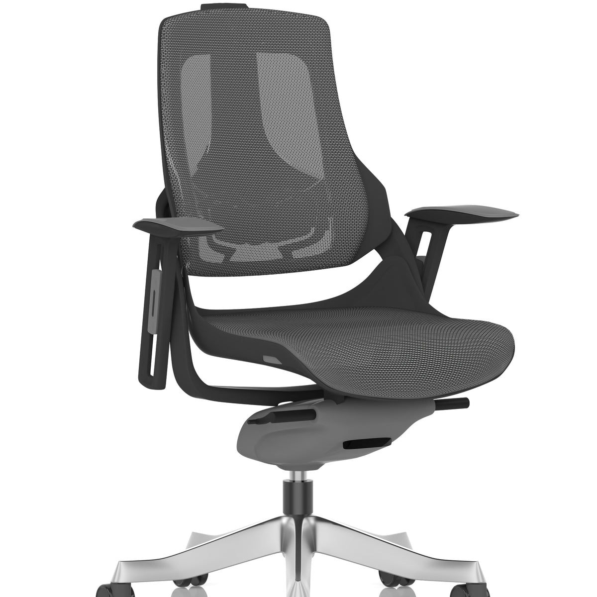 Zure High Back Black Shell Executive Office Chair with Arms – Order ...