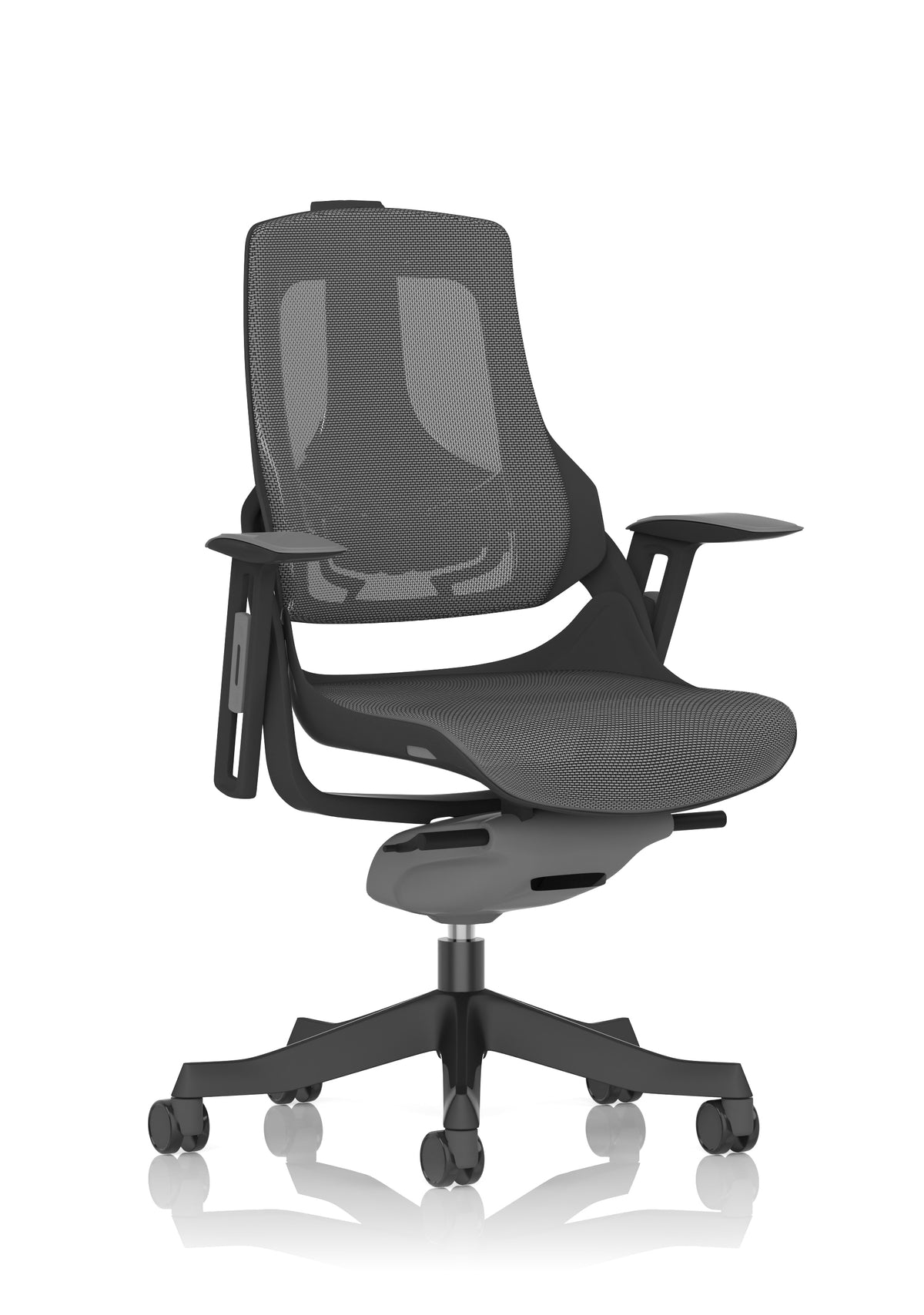 Zure High Back Black Shell Executive Office Chair with Arms – Order ...