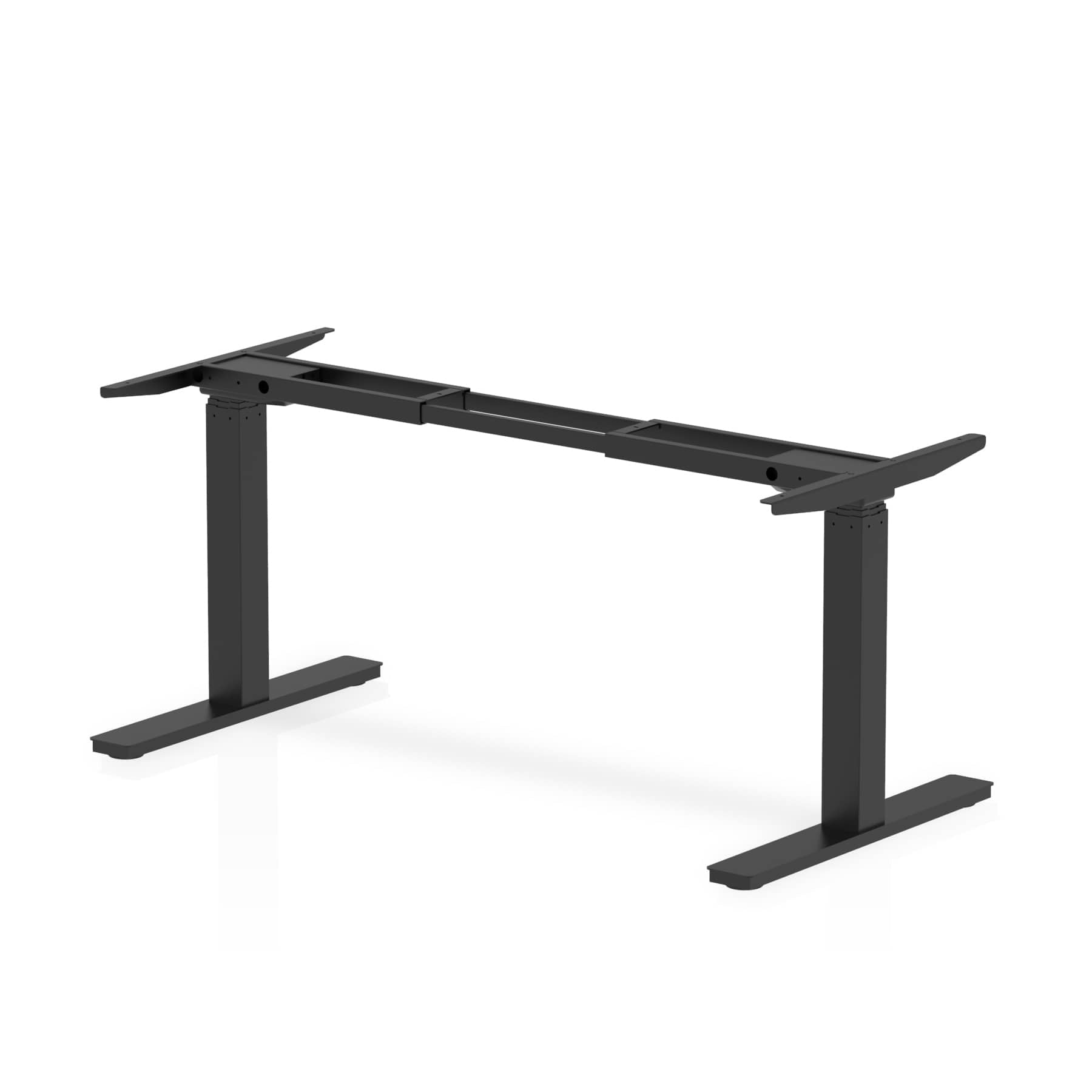 Air Height Adjustable Desk Leg Frame Only - Dual Motor - Black, Silver or White