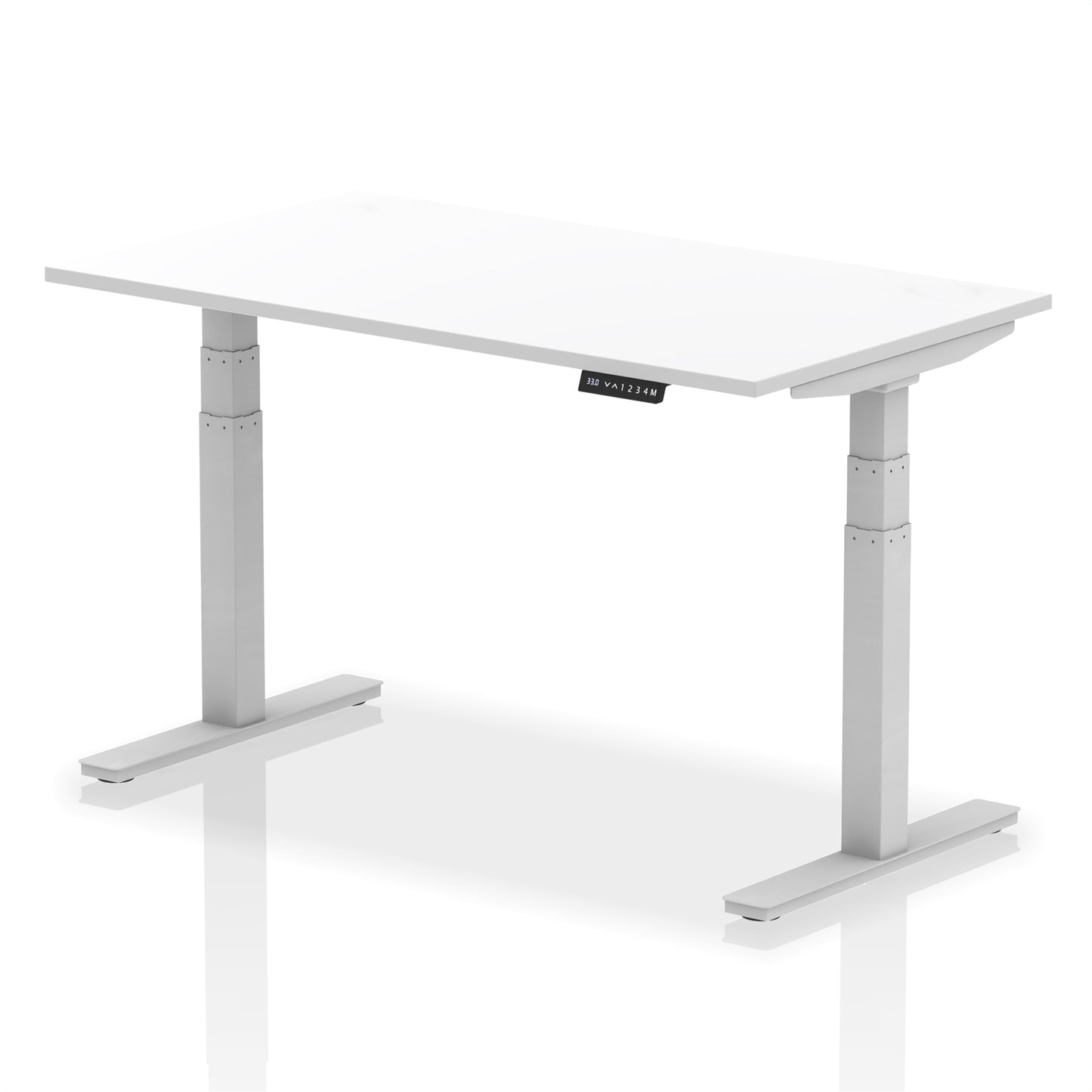Air Height Adjustable Desk without Cable Ports - 1200mm, 1400mm, 1600mm, 1800mm - Multiple Colour Options