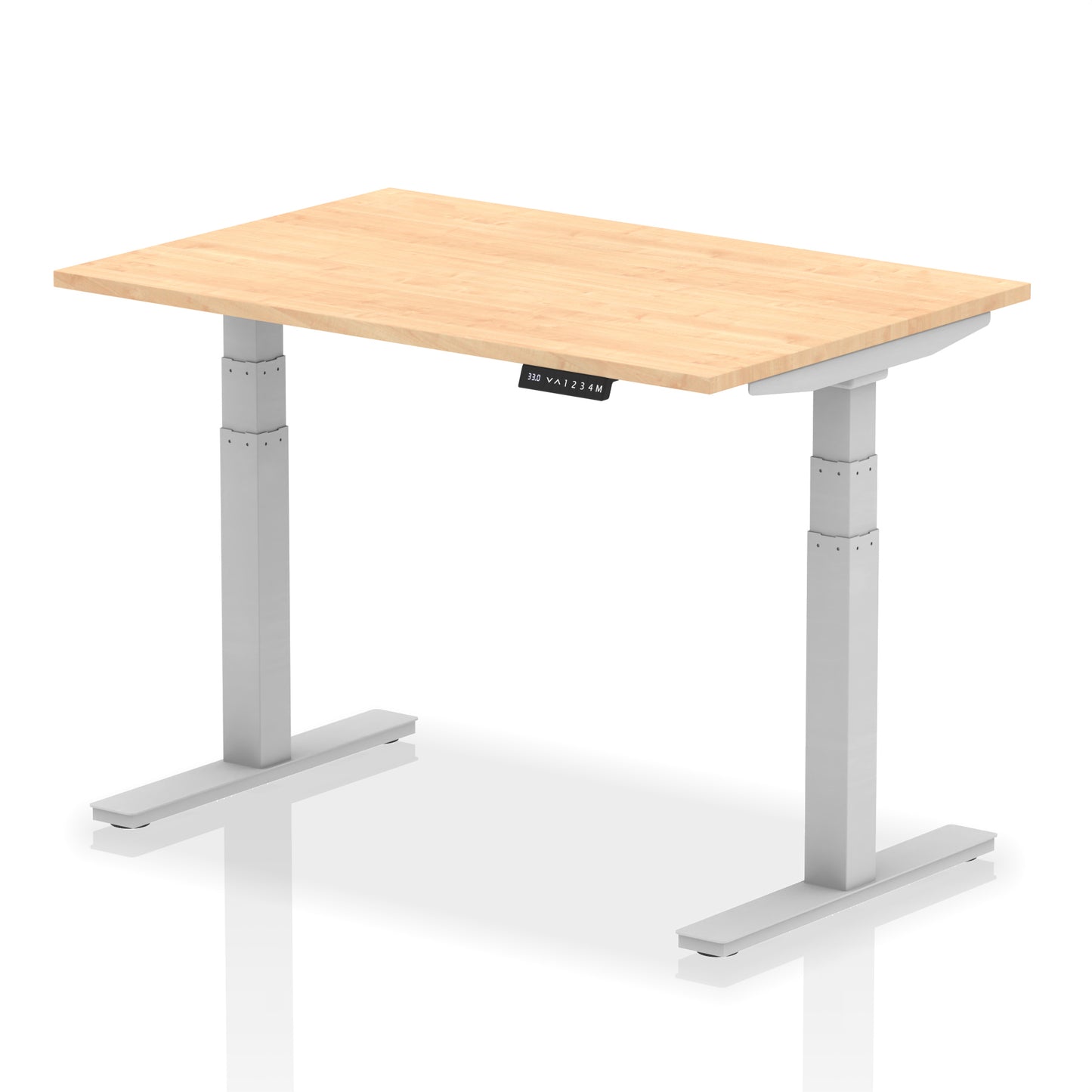 Air Height Adjustable Desk without Cable Ports - 1200mm, 1400mm, 1600mm, 1800mm - Multiple Colour Options
