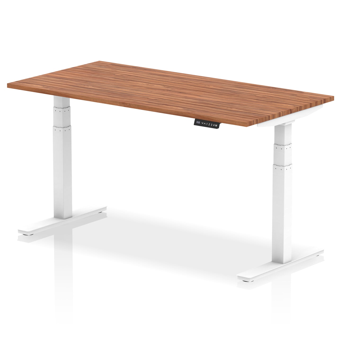 Air Height Adjustable Desk without Cable Ports - 1200mm, 1400mm, 1600mm, 1800mm - Multiple Colour Options