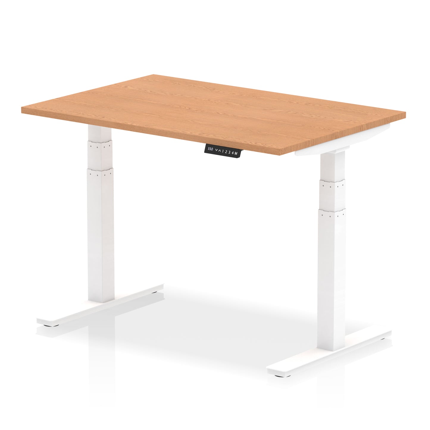 Air Height Adjustable Desk without Cable Ports - 1200mm, 1400mm, 1600mm, 1800mm - Multiple Colour Options