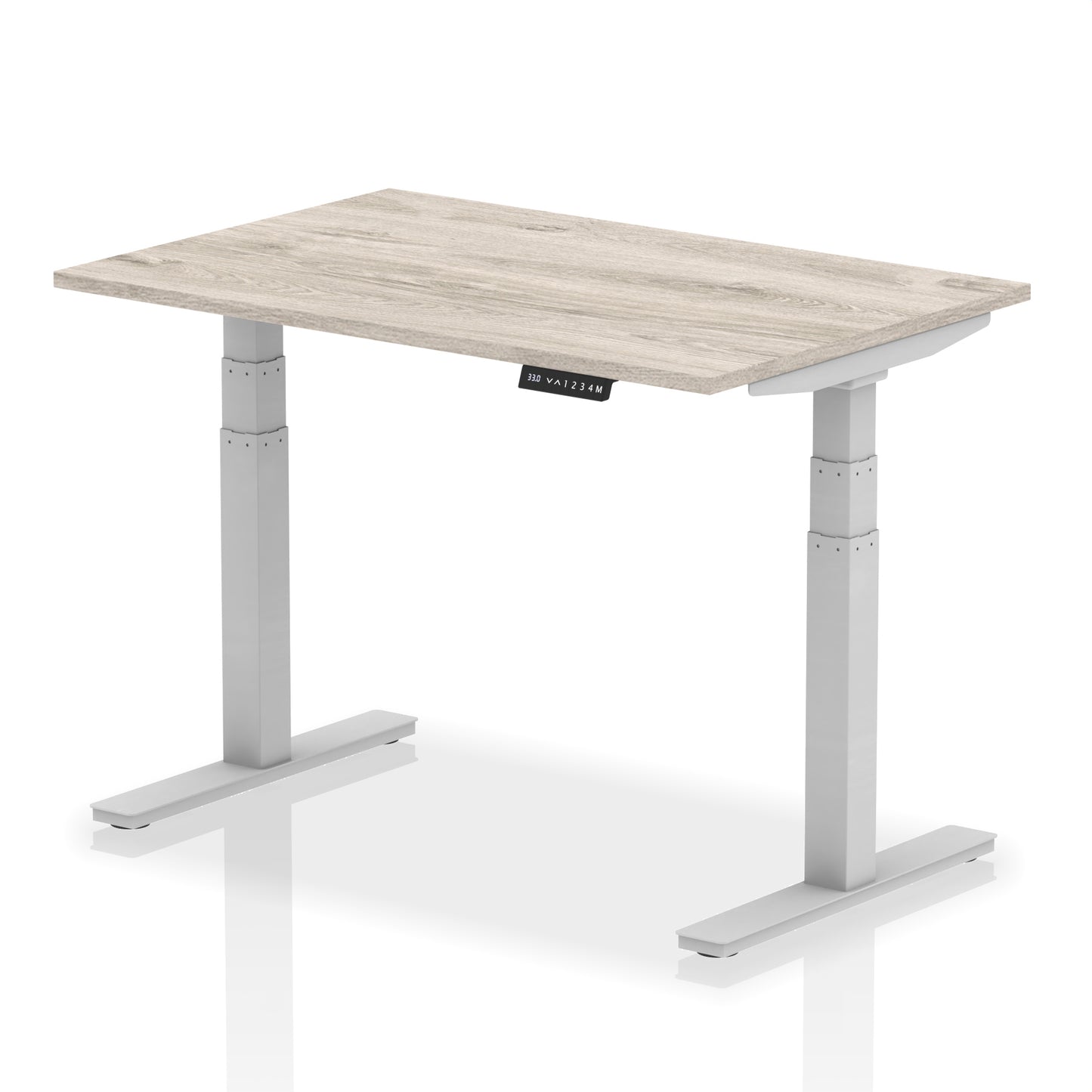 Air Height Adjustable Desk without Cable Ports - 1200mm, 1400mm, 1600mm, 1800mm - Multiple Colour Options