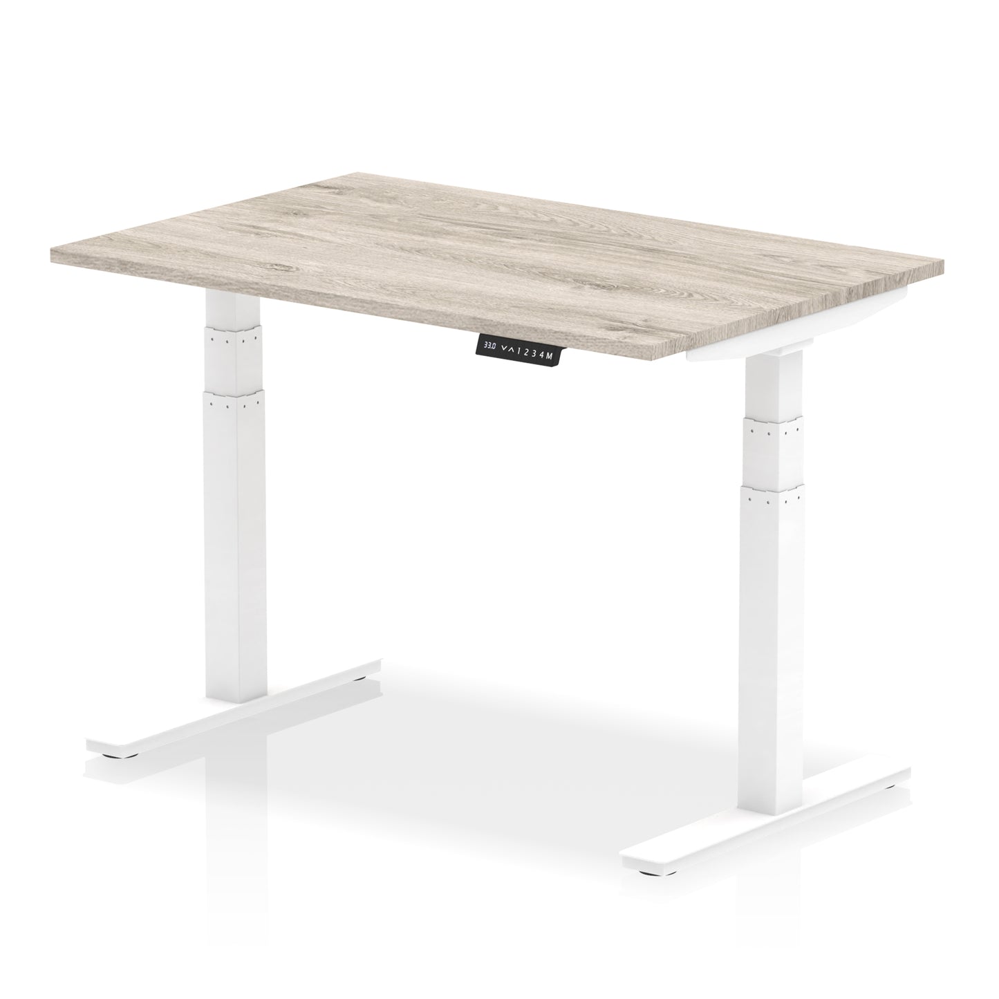 Air Height Adjustable Desk without Cable Ports - 1200mm, 1400mm, 1600mm, 1800mm - Multiple Colour Options