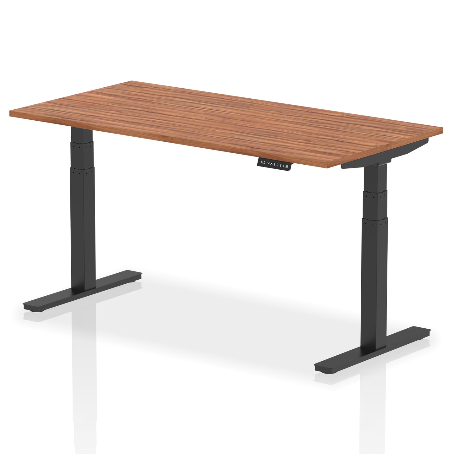 Air Height Adjustable Desk without Cable Ports - 1200mm, 1400mm, 1600mm, 1800mm - Multiple Colour Options