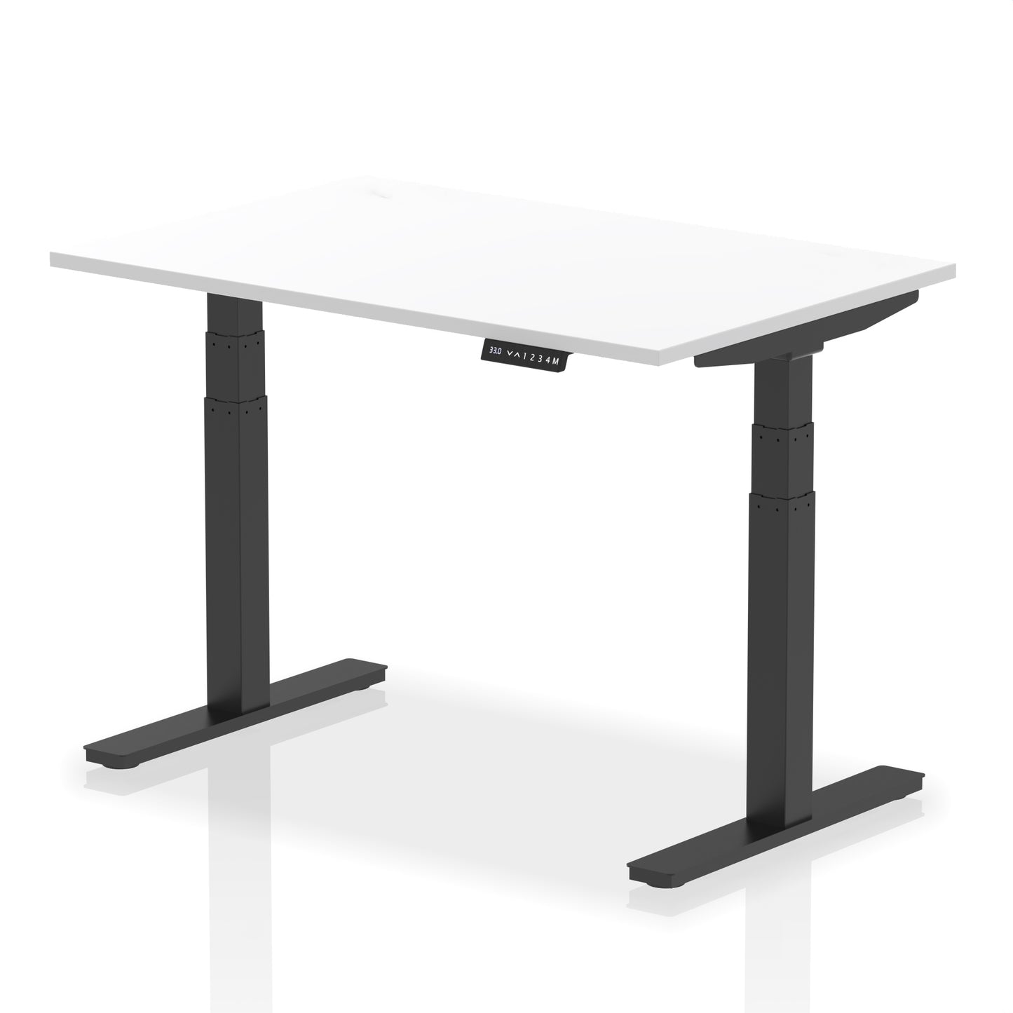 Air Height Adjustable Desk without Cable Ports - 1200mm, 1400mm, 1600mm, 1800mm - Multiple Colour Options