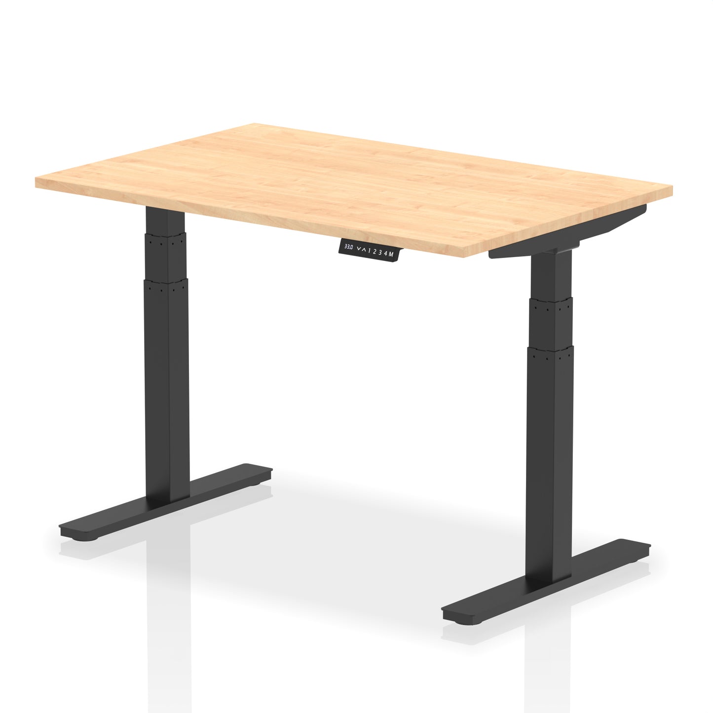 Air Height Adjustable Desk without Cable Ports - 1200mm, 1400mm, 1600mm, 1800mm - Multiple Colour Options