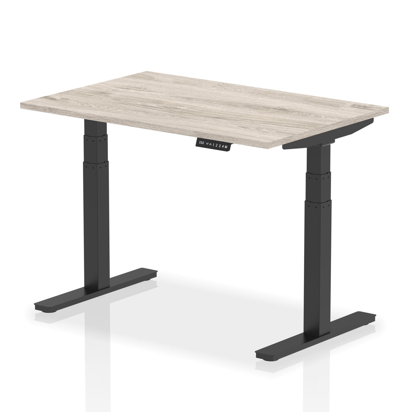 Air Height Adjustable Desk without Cable Ports - 1200mm, 1400mm, 1600mm, 1800mm - Multiple Colour Options