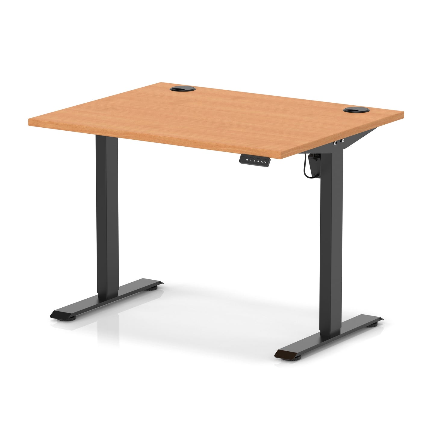 Air Lite Height Adjustable Desk With Cable Ports - 7 Table Top Colours and 4 Sizes