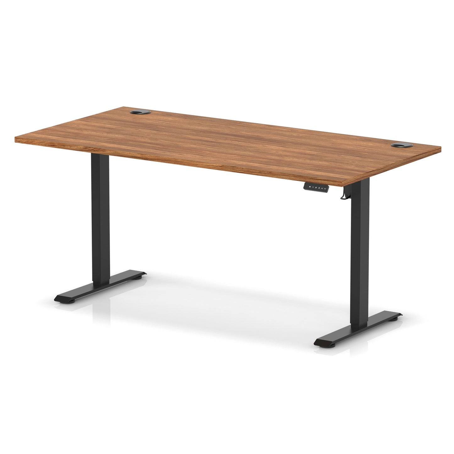 Air Lite Height Adjustable Desk With Cable Ports - 7 Table Top Colours and 4 Sizes