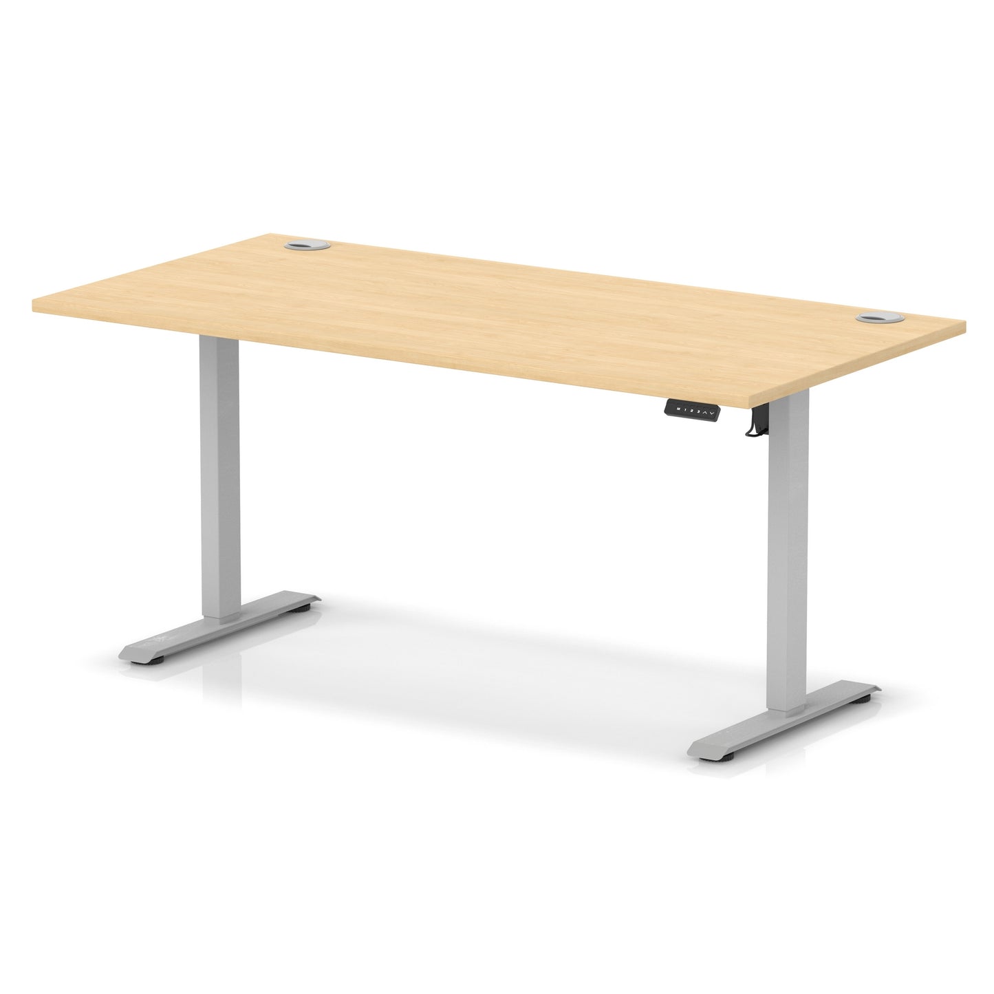 Air Lite Height Adjustable Desk With Cable Ports - 7 Table Top Colours and 4 Sizes
