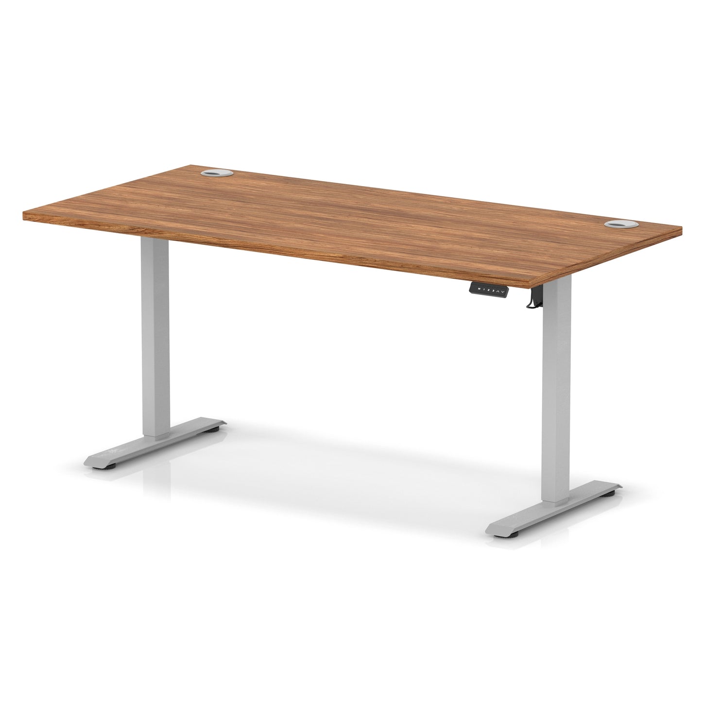 Air Lite Height Adjustable Desk With Cable Ports - 7 Table Top Colours and 4 Sizes